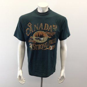 Canadian Strong and Free Wilderness Graphic T
